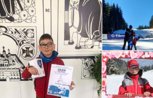 9-годишният Николай Църнаков е от най-специалните състезатели на Ски клуб