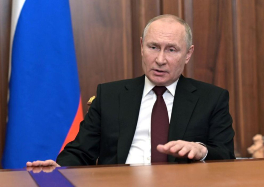 Владимир Путинпризова завоенен преврат в Украйна Това заяви руският президент в