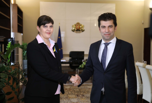 Министър-председателят Кирил Петков се срещна с европейския главен прокурор Лаура