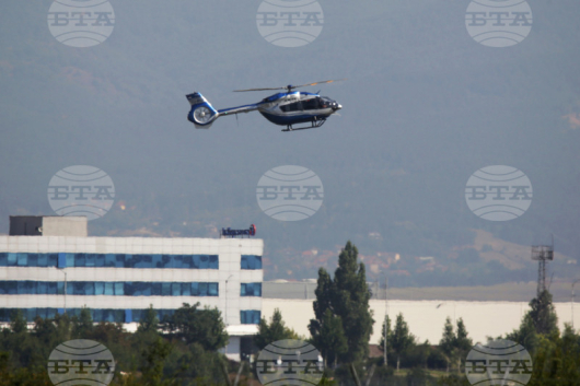 Хеликоптерът с ранените в катастрофата на магистрала "Тракия" сръбски деца