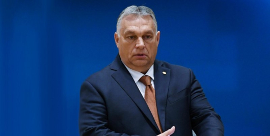 Унгарският премиер Виктор Орбан на закрито заседание, което се проведе