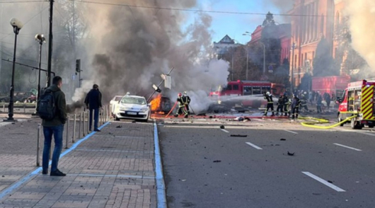 Няколко експлозии се чуха тази сутрин в украинската столица точно