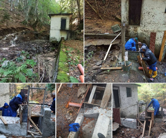 Водоснабдяване и Канализация ЕООД – Благоевград започна ремонт на водохващане