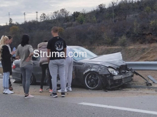 Катастрофа стана на магистрала Струма край Благоевград Ударили са се