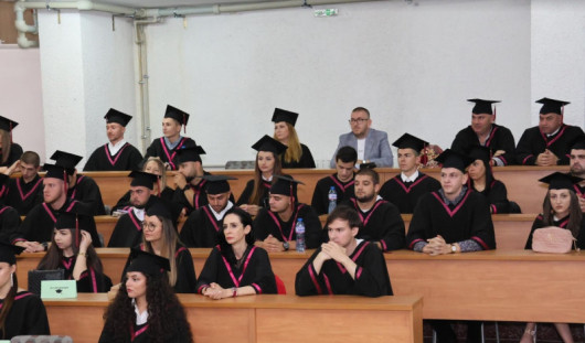 На днешната церемония 284 бакалаври и магистри, възпитаници на Правно-историческия