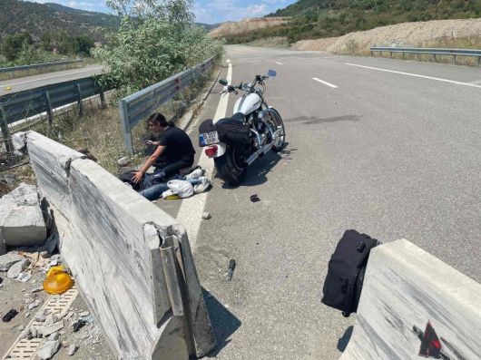 Катастрофа с румънски моторист е станалана главен път Е 79