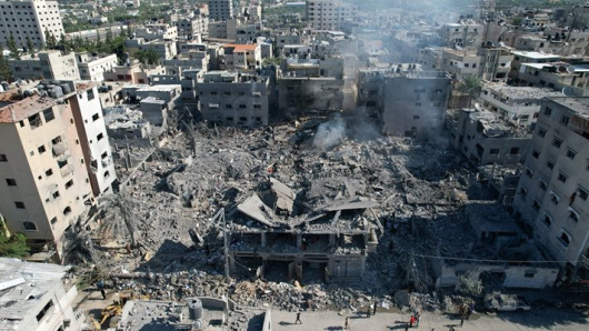 Разрушенията в Газа СНИМКА: Ройтерс