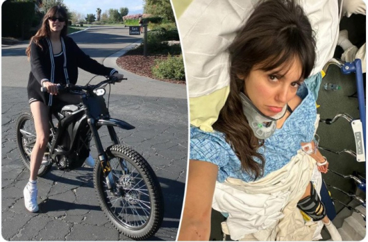 Нина Добревпострада тежко при инцидент с мотоциклет Тя сподели снимки