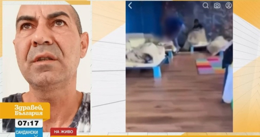 Кадър Нова телевизия Бащата на едно от малтретираните деца в детската