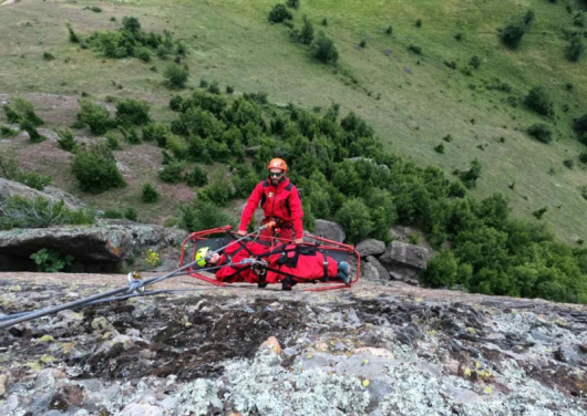 През почивните дни Планинска спасителна служба Благоевград проведе учебно занимание
