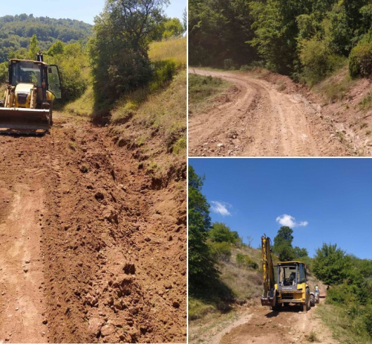Община Благоевград стартира ремонтни дейности на пътя за село Дебочица
