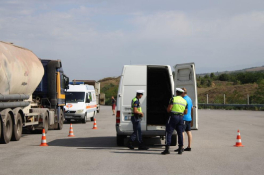 Специализирана полицейска операцияе в ход на автомагистрала Струма край Дупница Специализираната