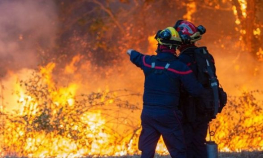 Пожар който продължава от понеделник обхвана 1800 хектара растителност и