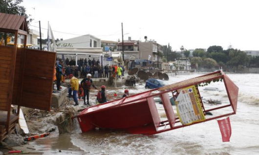 Две са жертвите на вчерашните наводнения на остров Крит предизвикани