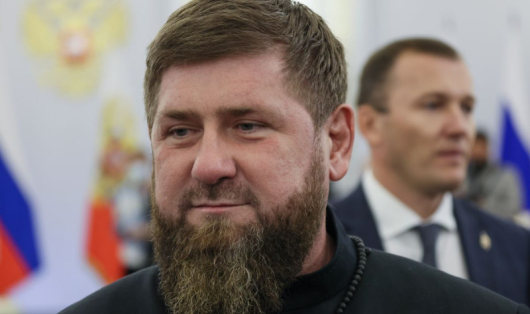 Ръководителят на Чечня Рамзан Кадиров който изпрати непълнолетните си синове