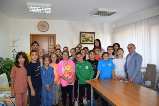 Кметът на община Сандански - Атанас Стоянов днес посрещна в
