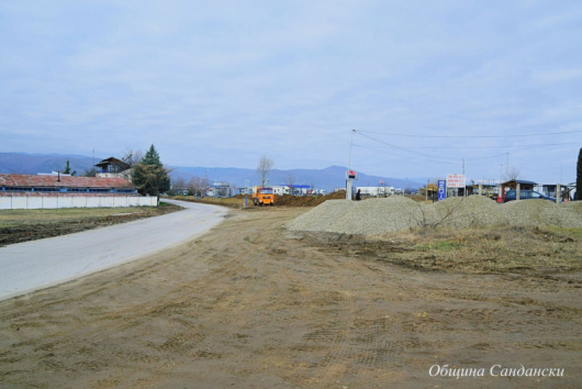 Община Сандански започва рехабилитация на пътния участък при пътен възел