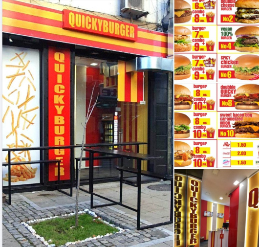 Quickyburger е най новото място в Благоевград където можете да опитате