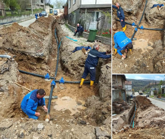 Продължават ремонтните работи по обект Подмяна на съществуващ водопровод с