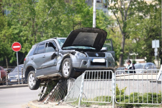Втора катастрофа за последното денонощиее станала в София при Акад