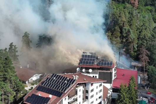 Пловдив Пожар в разположения на 18 км от Пловдив Еко