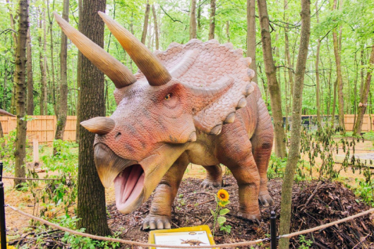 Праисторическата ера се завръща в парк “Бачиново в Благоевград. Динозаври