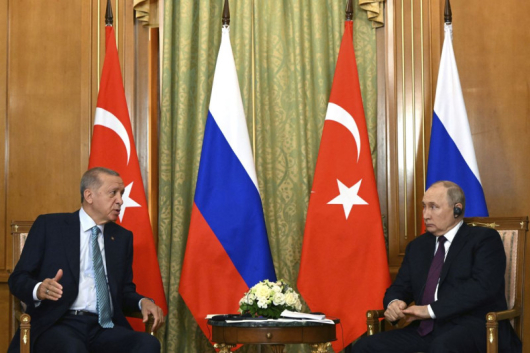 Първата част от разговорите междуруския президент Владимир Путин и турския