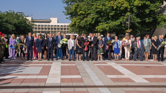 Кметът Илко Стоянов взе участие в тържествения ритуал на площад