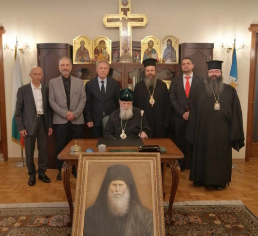 Негово Светейшество Българският патриарх Неофит прие проф д р Борислав