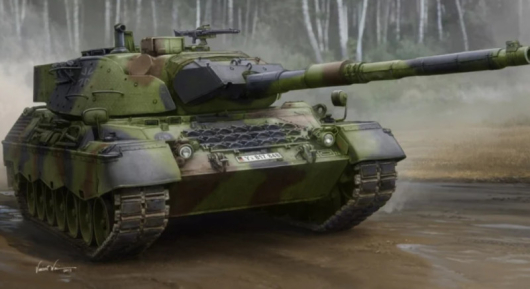 Украинските германски танкове Leopard 1A5 се движат към фронтовата линия