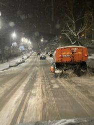 Цяла нощ работиха снегорините в Благоевград всички пътни артерии са