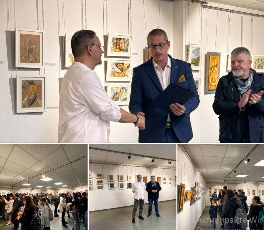 Експозиция от над 100 творби представи в юбилейната си изложба
