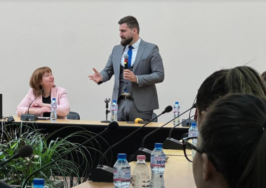 Евродепутатът Андрей Новаков с публична лекция пред студенти от ЮЗУ