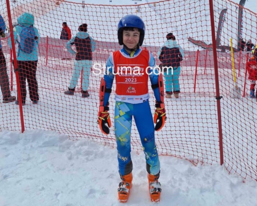 11-годишният скиор,възпитаник на 5 ОУ в Благоевград, Андрей Самарджийски,(Юлен), взе
