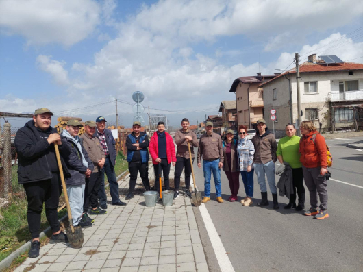 Инициативата за облагородяване на ул Явор в град Банско започна през