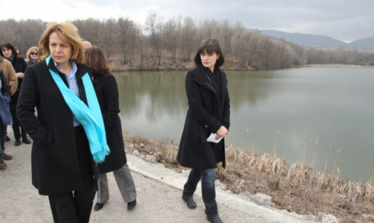 Фандъкова поиска водата в София да не се увеличава. Снимка: БТА