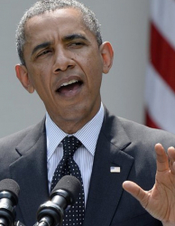 Барак Обама обяви, че предлага в Афганистан да останат 9800 американски войници през 2015 г. Сн.: EPA/БГНЕС