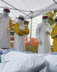 Броят на заразените и починалите от Ебола се увеличава. Сн.: EPA/БГНЕС