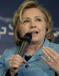 Хилари Клинтън е смятана за фаворит на демократите. Сн.: EPA/БГНЕС