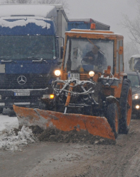 В Хасковско и региона паднаха над 30 см сняг вчера. Сн.: Bulphoto