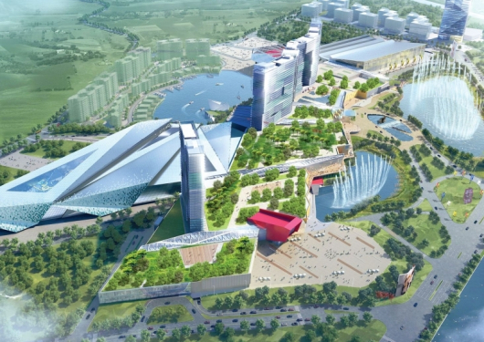 Наесен се очаква да започне изграждането на мащабен развлекателен комплекс край София. Инвестицията ще е 1,6 млрд. евро. (© „АСОШИЕЙТЕД АРХИТЕКТС“)