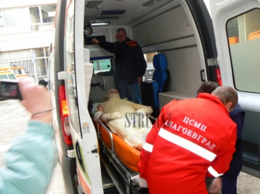 На 5 декември 2014г. 52-годишният мъж бе транспортиран за Пирогов в тежко състояние