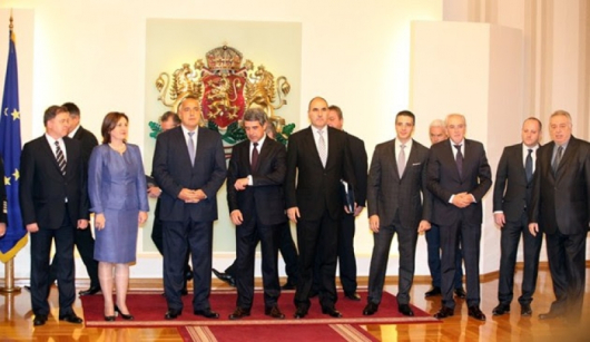 Политическите лидери на последния съвет по национална сигурност при президента СНИМКА: “24 ЧАСА”