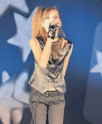 Ванина Калъпсъзова по време на галаконцерта в град Пожега