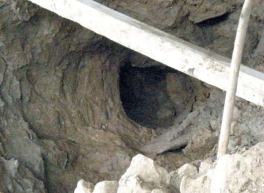 Разкритият подземен тунел