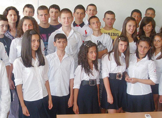 Седмокласниците от Г. Делчев заедно с преподавателите си