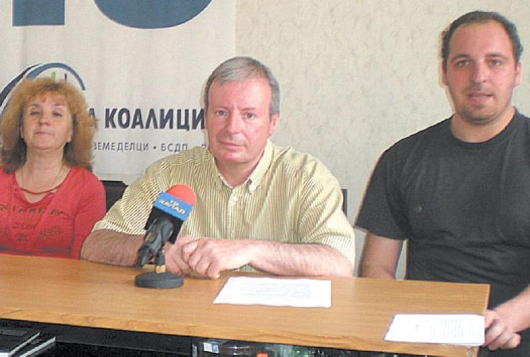 Емануела Кацарска, Михаил Кметски и Росен Тимчев /отляво надясно/
