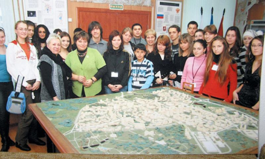 Българската група по време на престоя и обучението си в Русия