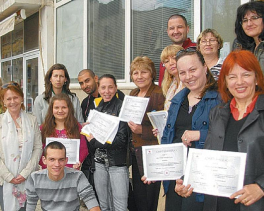 Всички курсисти, преминали успешно изпита на първо ниво, получиха сертификати