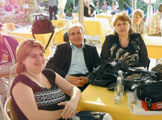 А. Хаджиева, член на журито, Й. Златински и Ст. Иванова /отляво надясно/
